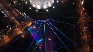 天津天塔节日灯光秀俯视环绕视频的预览图